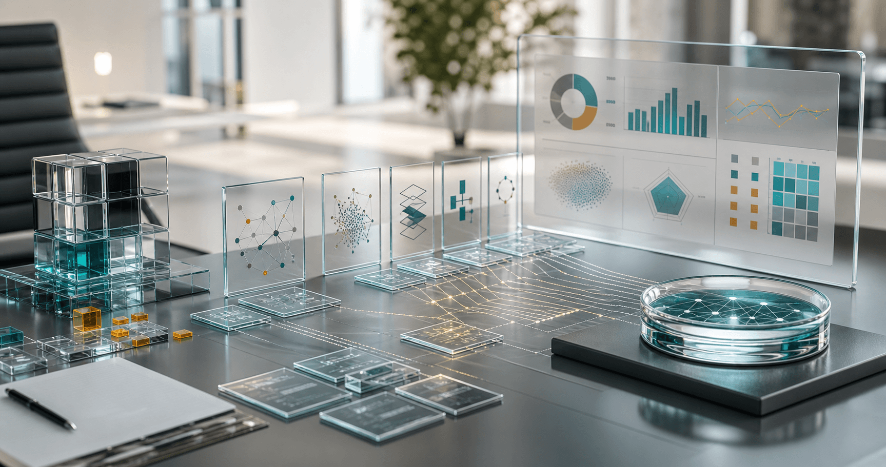 Abstract trusted data infrastructure flowing into decision intelligence